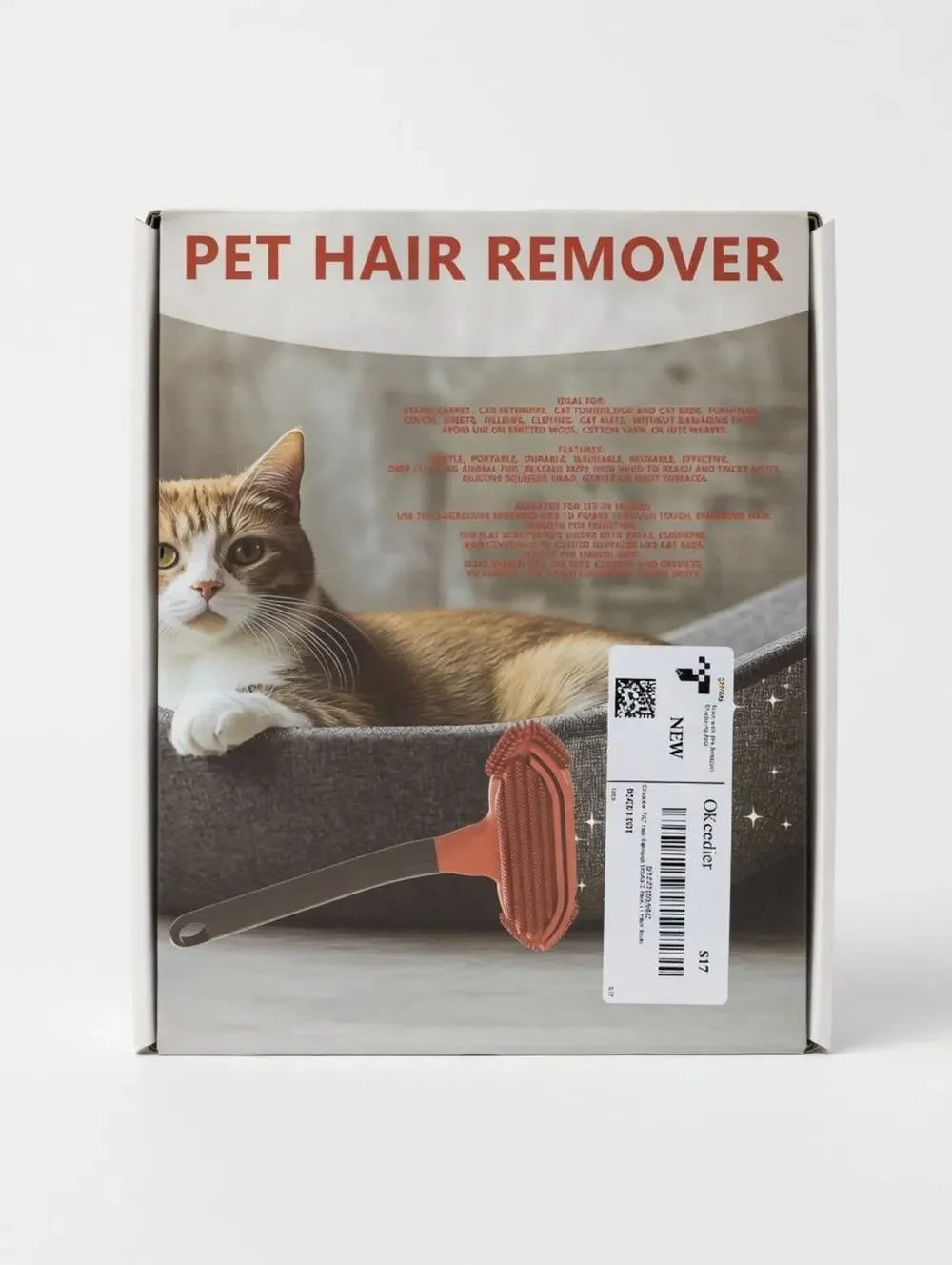 Pet Hair Remover – Silicone Grooming Tool for Cats & Dogs